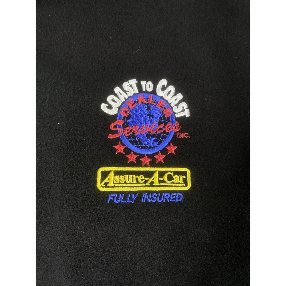 Vintage Coast To Coast Dealer Jacket Men Extra Large Wool Leather Lined Bomber - Picture 6 of 8
